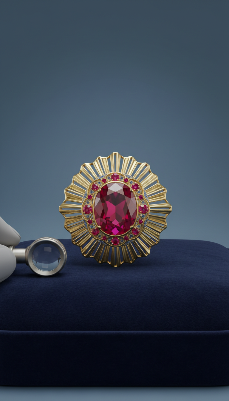 Diamond Pendant With Hidden Halo